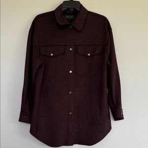 Truth by Republic Dark Brown Button-Up Shirt